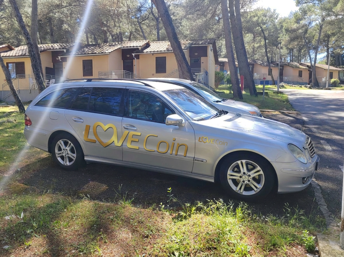 Our LOVE Mercedes — render with LOVE wrap
