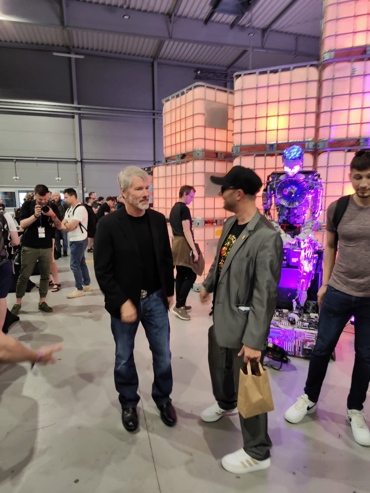 Conversation with Saylor at BTC Prague