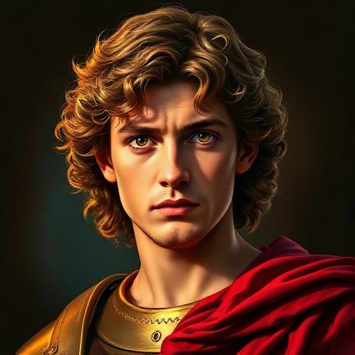 AI-generiran portret · Aleksander Veliki