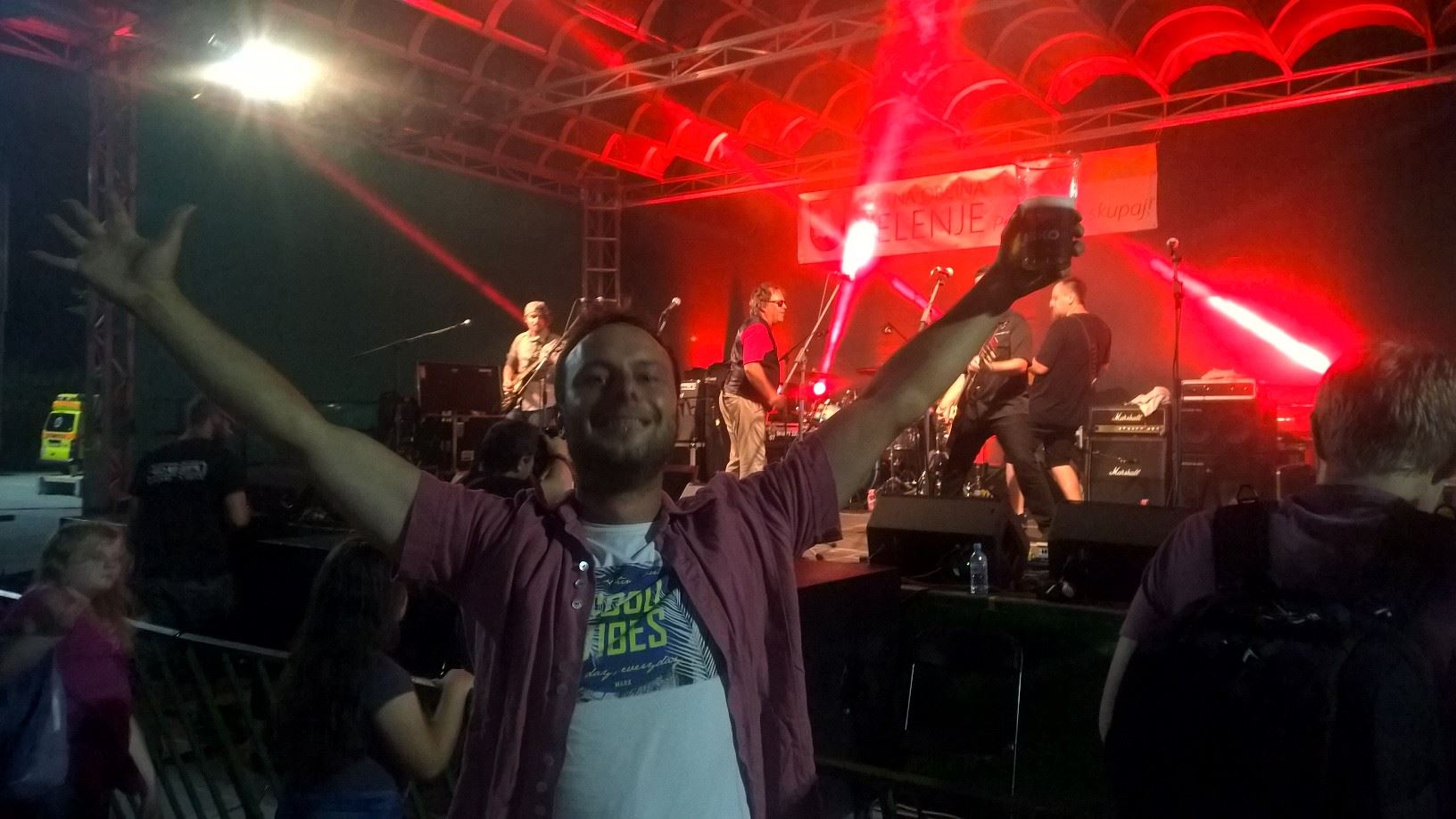 @wisetrader at a Pero Lovšin concert